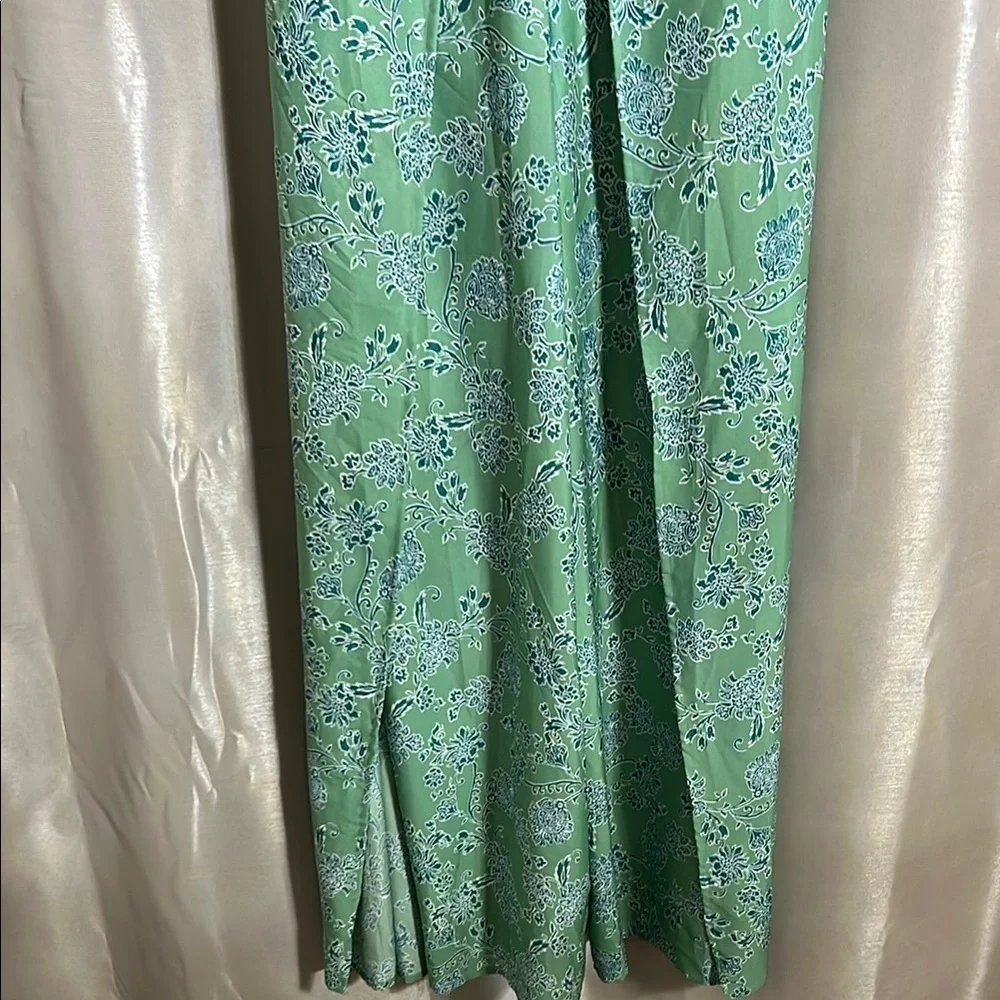 Floral Green Jumpsuit